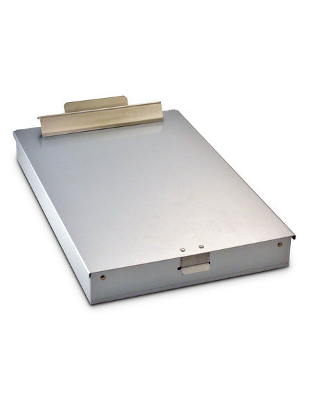 Redi-Rite - 12" x 8 1/2" Silver Recycled Aluminum Storage Clipboard (11017)