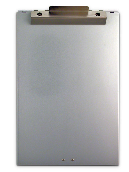Redi-Rite - 12" x 8 1/2" Silver Recycled Aluminum Storage Clipboard (11017)