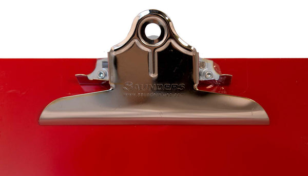 Recycled Plastic Clipboard - Red - Letter/A4 (21601)