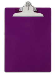 Recycled Plastic Clipboard - Purple - Letter/A4 (21606)