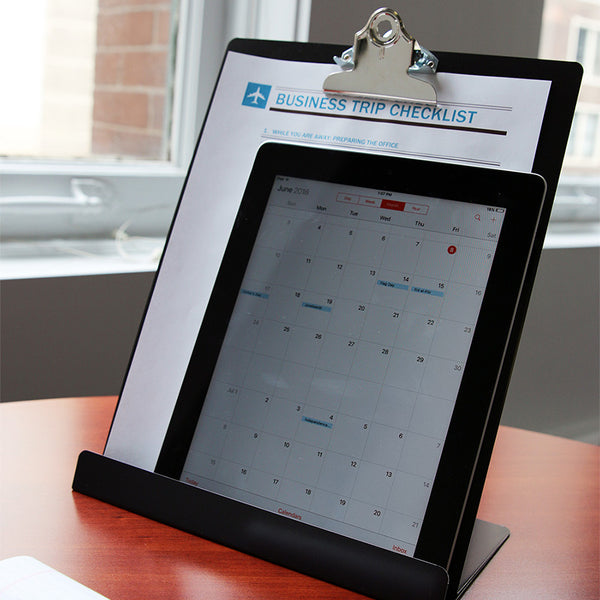 Free Standing Clipboard/Tablet Stand - Black - Letter Size (22521)
