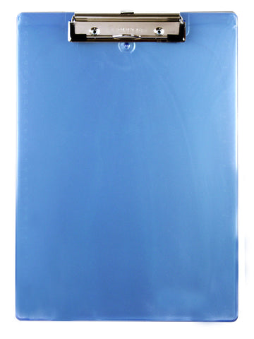Recycled Plastic Clipboard - Ice Blue - Letter/A4 (00439)