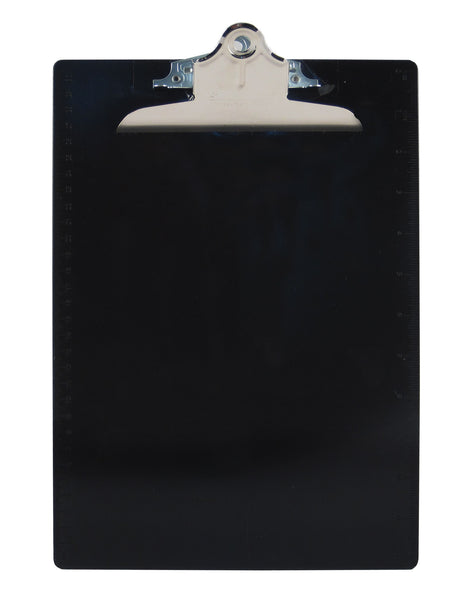 Recycled Plastic Clipboard - Black - Letter/A4 (21603)